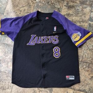 VINTAGE RARE NIKE KOBE BRYANT BASEBALL JERSEY XXL